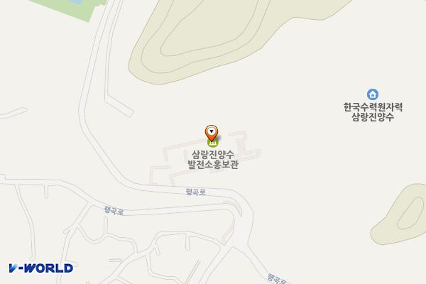 삼랑진발전처 위치 지도 — 경상남도 밀양시 행곡로 38