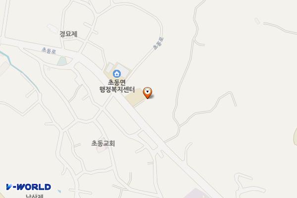 초동치안센터 위치 지도 — 경상남도 밀양시 초동면 초동로 115