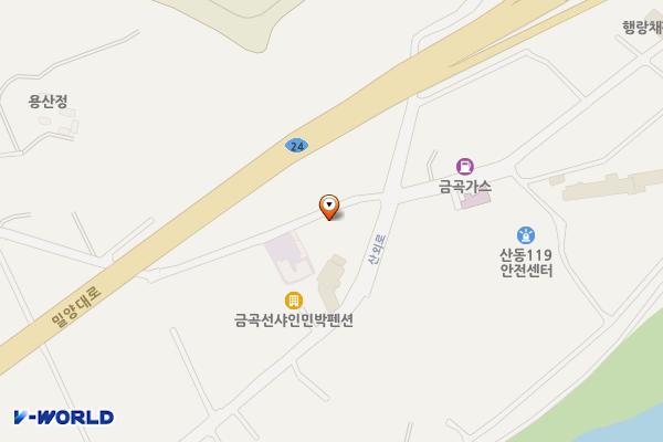 동밀양농협 위치 지도 — 경상남도 밀양시 산외면 산외로 689