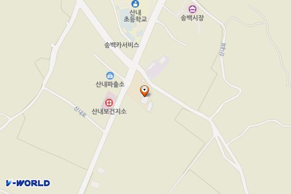 산내면행정복지센터 위치 지도 — 경상남도 밀양시 산내면 산내로 322