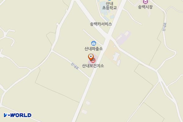 산내면보건지소 위치 지도 — 경상남도 밀양시 산내면 산내로 319