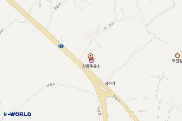 상동주유소 위치 지도 — 경상남도 밀양시 상동면 상동로 252