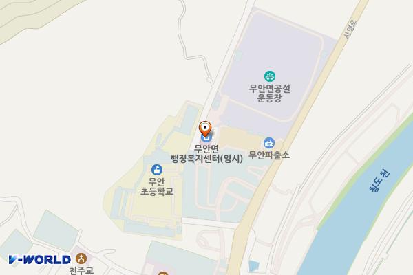 무안면행정복지센터 화장실 위치 지도 — 경상남도 밀양시 무안면 사명로 539, 무안면보건지소