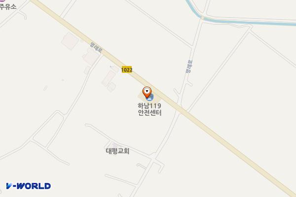 하남119안전센터 위치 지도 — 경상남도 밀양시 하남읍 명례로 108