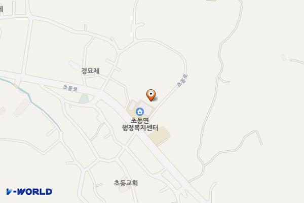 초동면행정복지센터 위치 지도 — 경상남도 밀양시 초동면 초동로 111
