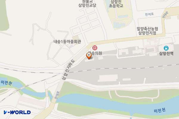 삼랑진역 위치 지도 — 경상남도 밀양시 천태로 72
