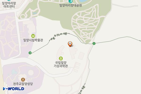 밀양아리랑대공원 화장실 위치 지도 — 경상남도 밀양시 밀양대공원로 86