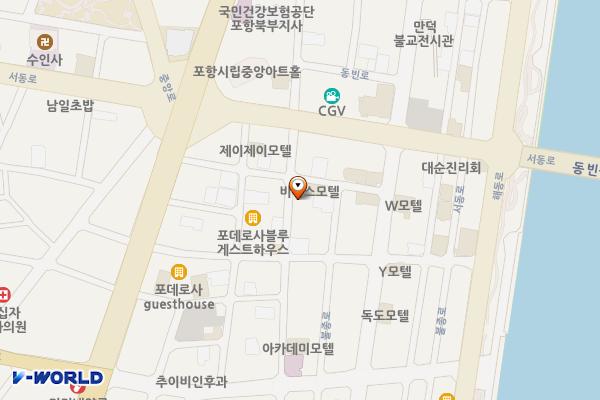 중앙동 노상 22 위치 지도 — 경상북도 포항시 북구 중앙로308번길12-5