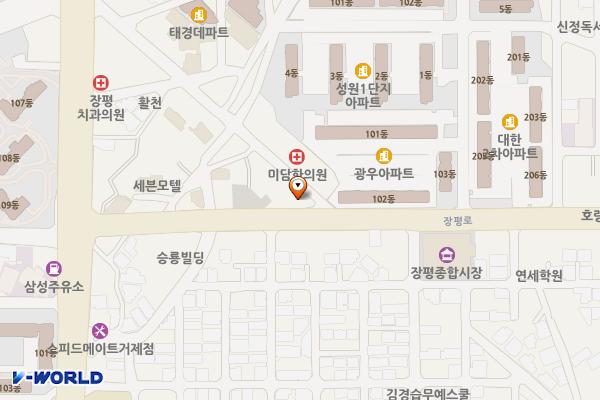 거제장평동우체국 1층 위치 지도 — 경상남도 거제시 장평로 52, 거제장평동우체국 (장평동)
