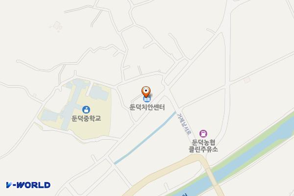 둔덕치안센터 1층 위치 지도 — 경상남도 거제시 둔덕면 하둔길 61, 거제경찰서둔덕치안센터