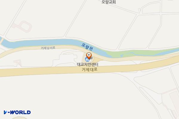 대교치안센터 1층 위치 지도 — 경상남도 거제시 사등면 거제대로 6232
