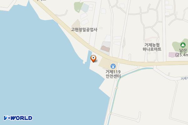 거제파출소 1층 위치 지도 — 경상남도 거제시 거제면 거제남서로 3431, 거제경찰서거제치안센터