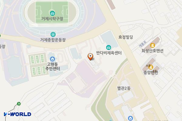통영세무서 거제지서 1층 위치 지도 — 경상남도 거제시 계룡로11길 9, 통영세무서거제지서 (고현동)