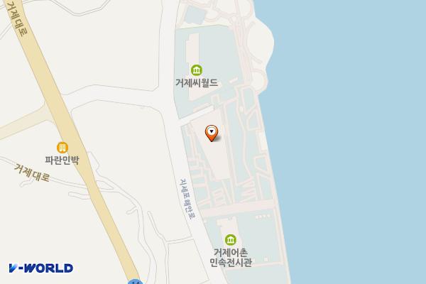 조선해양전시관 1층 위치 지도 — 경상남도 거제시 일운면 지세포해안로 25, 거제조선해양문화관