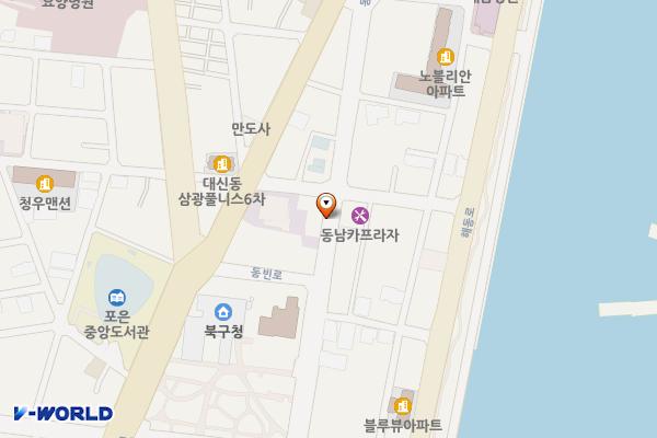중앙동 노상16 위치 지도 — 경상북도 포항시 북구 동빈로 81