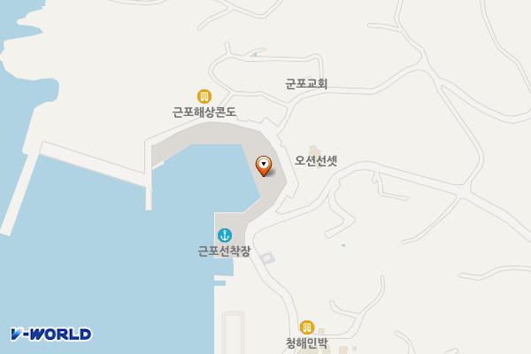 근포항 위치 지도 — 경상남도 거제시 남부면 저구리 489-18