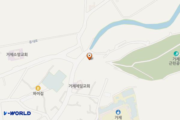 소나무동산 위치 지도 — 경상남도 거제시 거제면 기성로 66