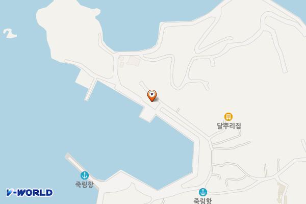 죽림항 위치 지도 — 경상남도 거제시 거제면 오수리 1084-6