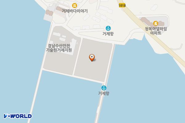 거제항 위치 지도 — 경상남도 거제시 거제면 서정리 773-15