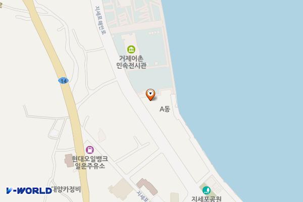 거제해양레포츠센터 위치 지도 — 경상남도 거제시 일운면 지세포해안로 43, 거제요트학교