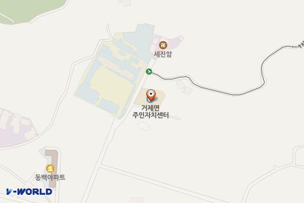 거제면주민자치센터 1층 위치 지도 — 경상남도 거제시 거제면 동상3길 26, 거제면주민자치센터