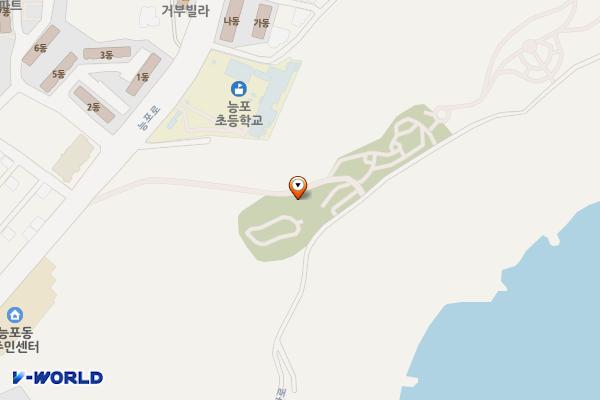 양지암 조각공원 위치 지도 — 경상남도 거제시 능포로 194 (능포동)