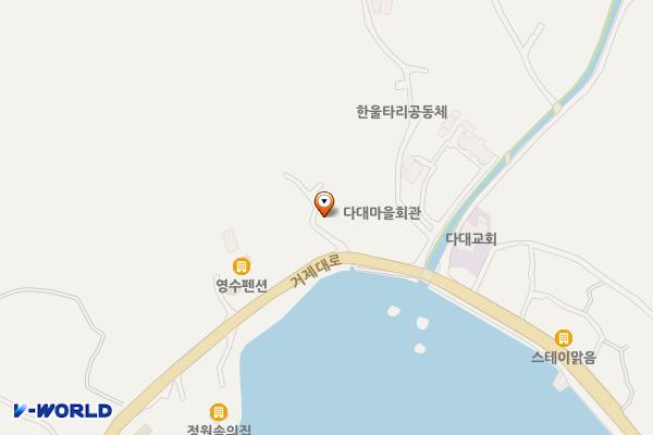 다댐마을회관 옆 위치 지도 — 경상남도 거제시 남부면 거제대로 161