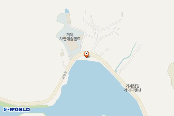 자연예술랜드 위치 지도 — 경상남도 거제시 동부면 동부로 212