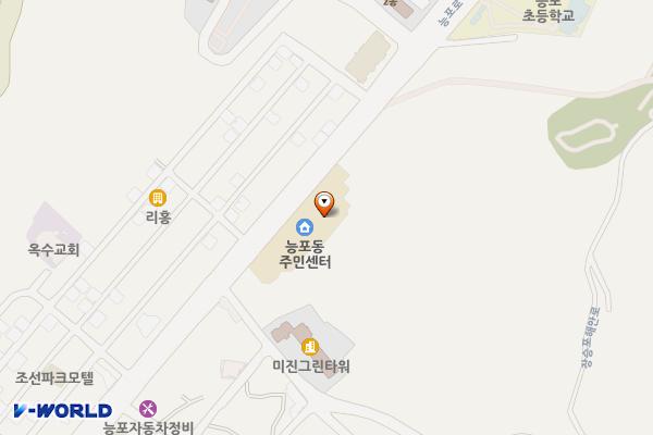 능포동주민센터 1층 위치 지도 — 경상남도 거제시 능포로 182, 능포동주민센터 (능포동)