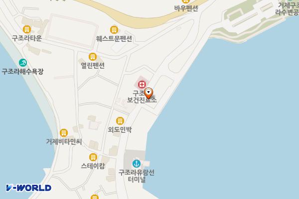 구조라범선 위치 지도 — 경상남도 거제시 일운면 구조라로 21, 내도도선대기실