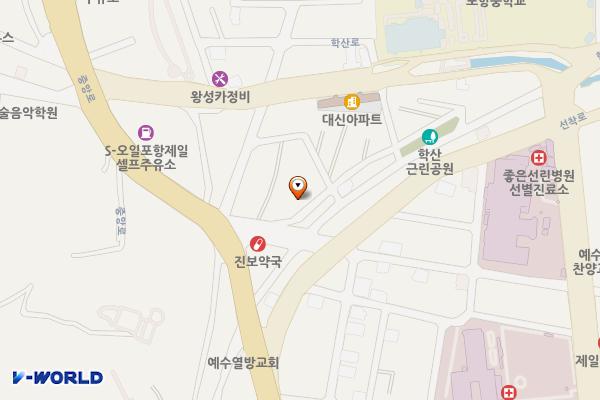 중앙동 노상8 위치 지도 — 경상북도 포항시 북구 월막길24번길 1-6