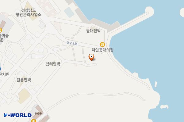 마전산림공원 위치 지도 — 경상남도 거제시 마전7길 19-1 (장승포동)