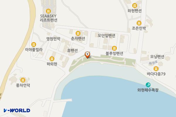 와현해수욕장(중) 위치 지도 — 경상남도 거제시 일운면 와현해변길 15, 와현종합상황실