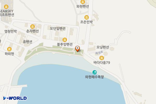 와현해수욕장(동) 위치 지도 — 경상남도 거제시 일운면 와현해변길 1