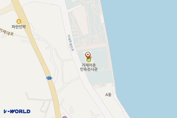 조선해양문화관 위치 지도 — 경상남도 거제시 일운면 지세포해안로 41