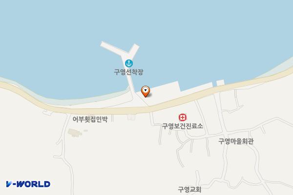 구영항 위치 지도 — 경상남도 거제시 장목면 구영리 329-9