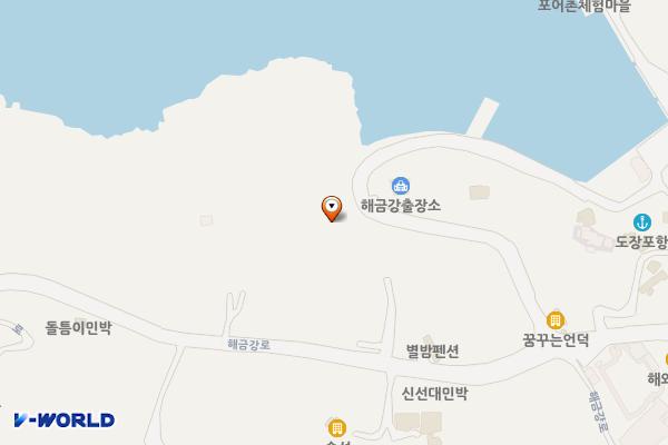 도장포주차장 위치 지도 — 경상남도 거제시 남부면 갈곶리 산 37-8