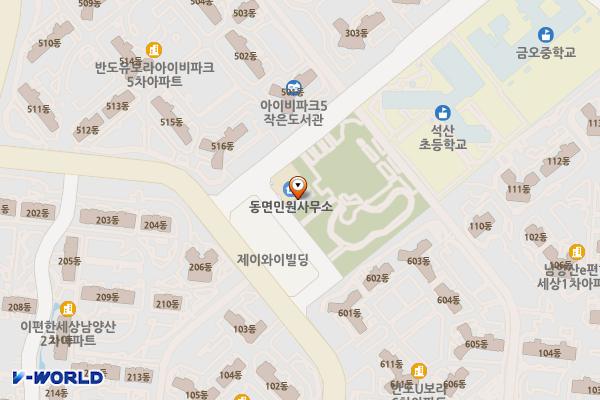 동면민원사무소 위치 지도 — 경상남도 양산시 동면 금오13길 46-30, 동면민원사무소