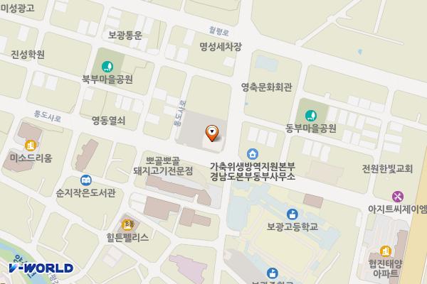 통도사신평버스터미널 위치 지도 — 경상남도 양산시 하북면 통도사로 30, 통도사신평버스터미널