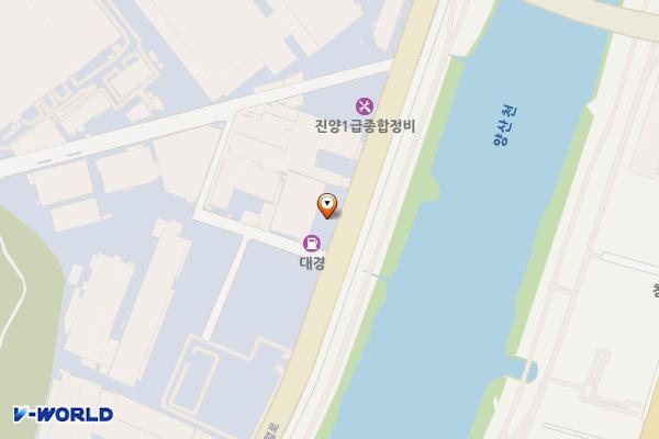 대경주유소 화장실 위치 지도 — 경남 양산시 충렬로 221 (유산동, 신창주유소)