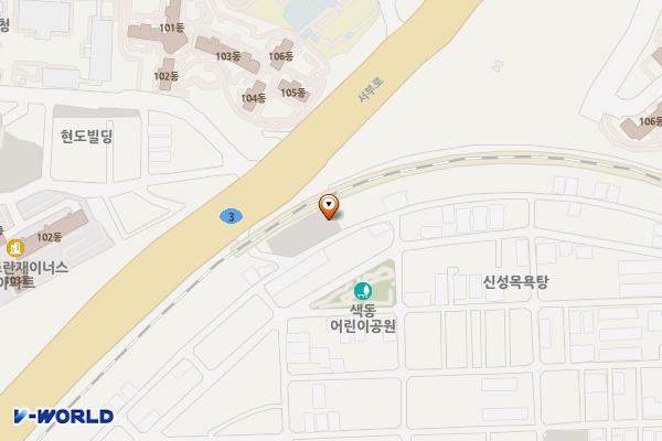 가능동 제5공영(교외선고가밑) 위치 지도 — 경기도 의정부시 가능동 362-3