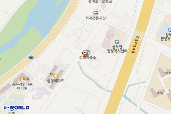 상북파출소 위치 지도 — 경상남도 양산시 상북면 상북중앙로 394