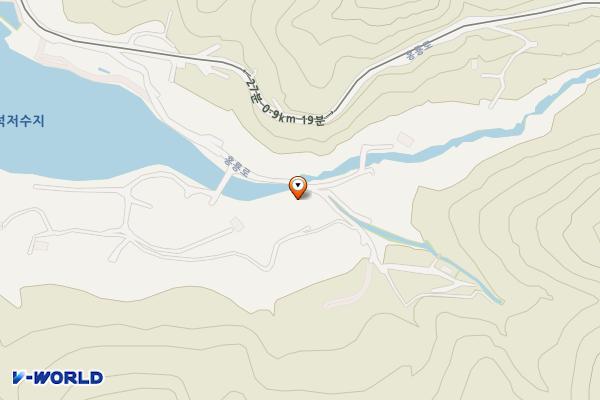 대석저수지 위치 지도 — 경상남도 양산시 상북면 홍룡로 168-54