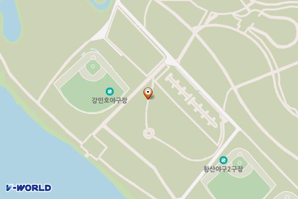 황산공원 1구장주차장 8번 위치 지도 — 경상남도 양산시 물금읍 물금리 192