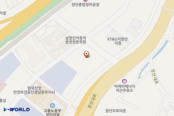 부산국제우체국 위치 지도 — 경상남도 양산시 동면 남양산1길 30, 부산국제우체국
