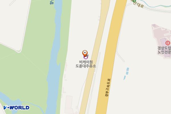 비케이에너지(주)도륜대주유소 위치 지도 — 경남 양산시 상북면 양산대로 1839 (신전리)
