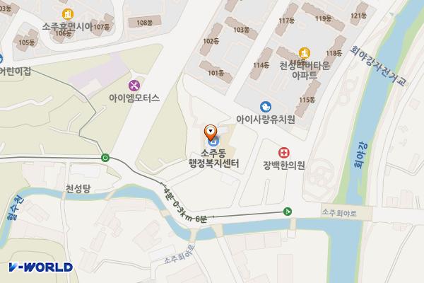 소주동행정복지센터 위치 지도 — 경남 양산시 소주회야1길 5-26