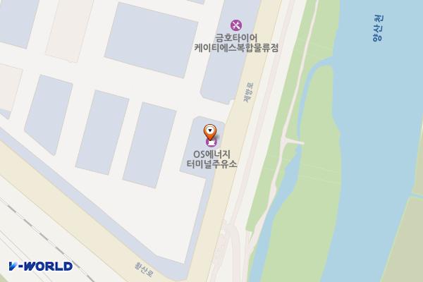 터미널주유소화장실 위치 지도 — 경남 양산시 물금읍 제방로 21 (증산리)