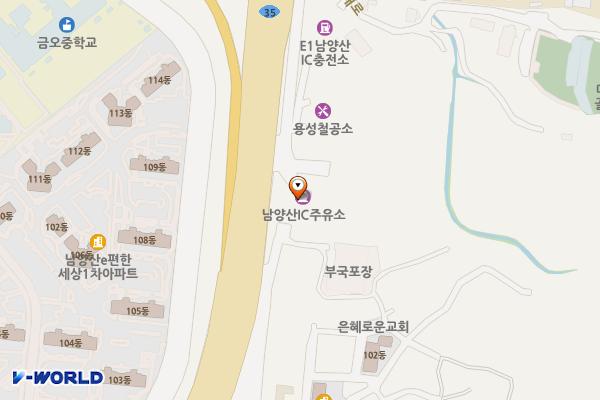 남양산IC주유소 위치 지도 — 경남 양산시 동면 양산대로 538 (석산리, 남양산IC주유소)