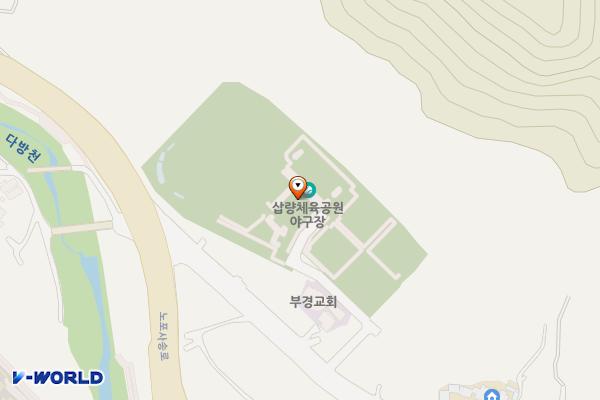 삽량체육공원(야구장) 위치 지도 — 경상남도 양산시 동면 내송로 21, 삽량체육공원(야구장)